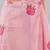 Pink linen printed saree with blouse