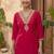 Women Ethnic Motifs Regular Liva Kurta with Trousers