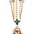 green  color women gold-toned kashmiri pearl & stone-studded ethnic wrist watch