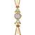 green  color women gold-toned kashmiri pearl & stone-studded ethnic wrist watch