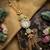 green  color women gold-toned kashmiri pearl & stone-studded ethnic wrist watch
