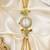 green  color women gold-toned kashmiri pearl & stone-studded ethnic wrist watch