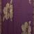 Purple pure georgette printed saree with blouse