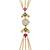 pink  color women gold-toned kashmiri pearl & stone-studded ethnic wrist watch