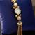 blue  color women gold-toned kashmiri pearl & stone-studded ethnic wrist watch
