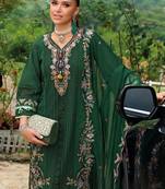 Women Floral Embroidered Regular Thread Work Kurta with Trousers & With Dupatta