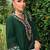 Women Floral Embroidered Regular Thread Work Kurta with Trousers & With Dupatta