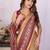 Gold linen  saree with blouse