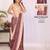 Maroon linen printed saree with blouse