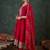 Women Ethnic Motifs Embroidered Sequinned Kurta with Trousers & With Dupatta