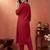 Women Ethnic Motifs Embroidered Regular Pure Cotton Kurta with Trousers