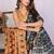 Black linen  saree with blouse
