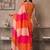 Multicolor linen  saree with blouse