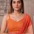 Multicolor linen  saree with blouse