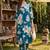 Women Floral Printed Regular Kurta with Trousers