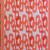Orange linen printed saree with blouse