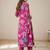 Women Floral Printed Regular Pure Cotton Kurta with Trousers
