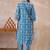 Women Printed Regular Pure Cotton Kurta with Trousers