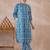 Women Printed Regular Pure Cotton Kurta with Trousers
