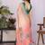 Multicolor linen checked saree with blouse