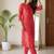 Women Printed Regular Kurta with Trousers