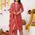 Women Ethnic Motifs Printed Regular Thread Work Pure Cotton Kurta with Trousers & With Dupatta