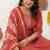 Women Ethnic Motifs Printed Regular Thread Work Pure Cotton Kurta with Trousers & With Dupatta