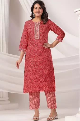 Women Ethnic Motifs Printed Regular Pure Cotton Kurta with Trousers & Dupatta