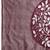 Maroon silk blend printed saree with blouse