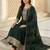 Women Ethnic Motifs Embroidered Regular Kurta with Trousers & With Dupatta