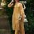 Women Ethnic Motifs Printed Regular Thread Work Linen Kurta with Trousers & With Dupatta