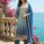 Women Ethnic Motifs Printed Regular Thread Work Kurta with Trousers & With Dupatta