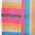 Multicolor linen striped saree with blouse