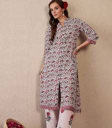 Women Ethnic Motifs Printed Regular Pure Cotton Kurta with Trousers