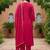 Women Embroidered Regular Kurta with Trousers & With Dupatta