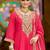 Women Ethnic Motifs Embroidered Regular Sequinned Kurta with Trousers & With Dupatta