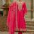 Women Ethnic Motifs Embroidered Regular Sequinned Kurta with Trousers & With Dupatta