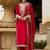 Women Ethnic Motifs Embroidered Regular Kurta with Trousers & With Dupatta