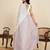 White linen woven design saree with blouse