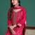 Ethnic Motifs Embroidered Regular Kurta With Trousers & Dupatta