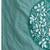 Teal silk blend printed saree with blouse