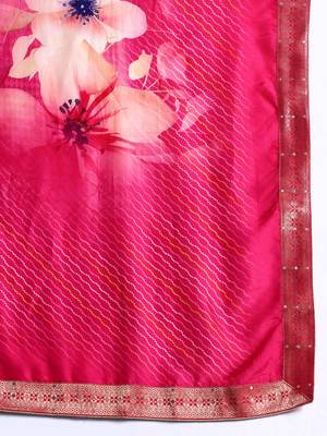 Ethnic Motifs Embroidered Regular Kurta With Trousers & Dupatta 4