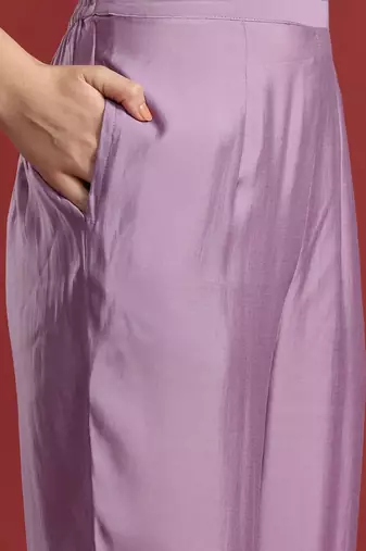 Ethnic Motifs Embroidered Kurta with Trousers & With Dupatta
