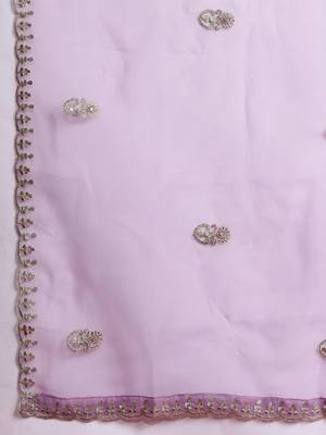 Ethnic Motifs Embroidered Kurta with Trousers & With Dupatta 4