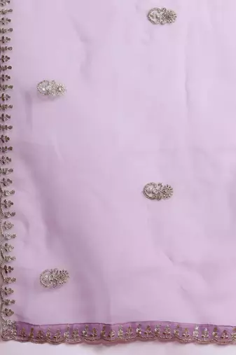 Ethnic Motifs Embroidered Kurta with Trousers & With Dupatta