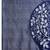Navy blue silk blend woven design saree with blouse