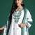 Women Ethnic Motifs Embroidered Regular Thread Work Pure Cotton Kurta with Trousers & With Dupatta
