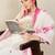 Women Floral Embroidered Regular Thread Work Kurta with Trousers & With Dupatta