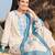 Women Ethnic Motifs Embroidered Regular Thread Work Kurta with Palazzos & With Dupatta