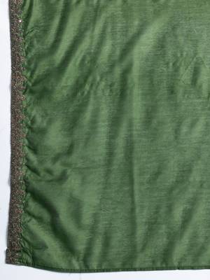 Women Ethnic Motifs Embroidered Regular Thread Work Kurta with Trousers & With Dupatta 5